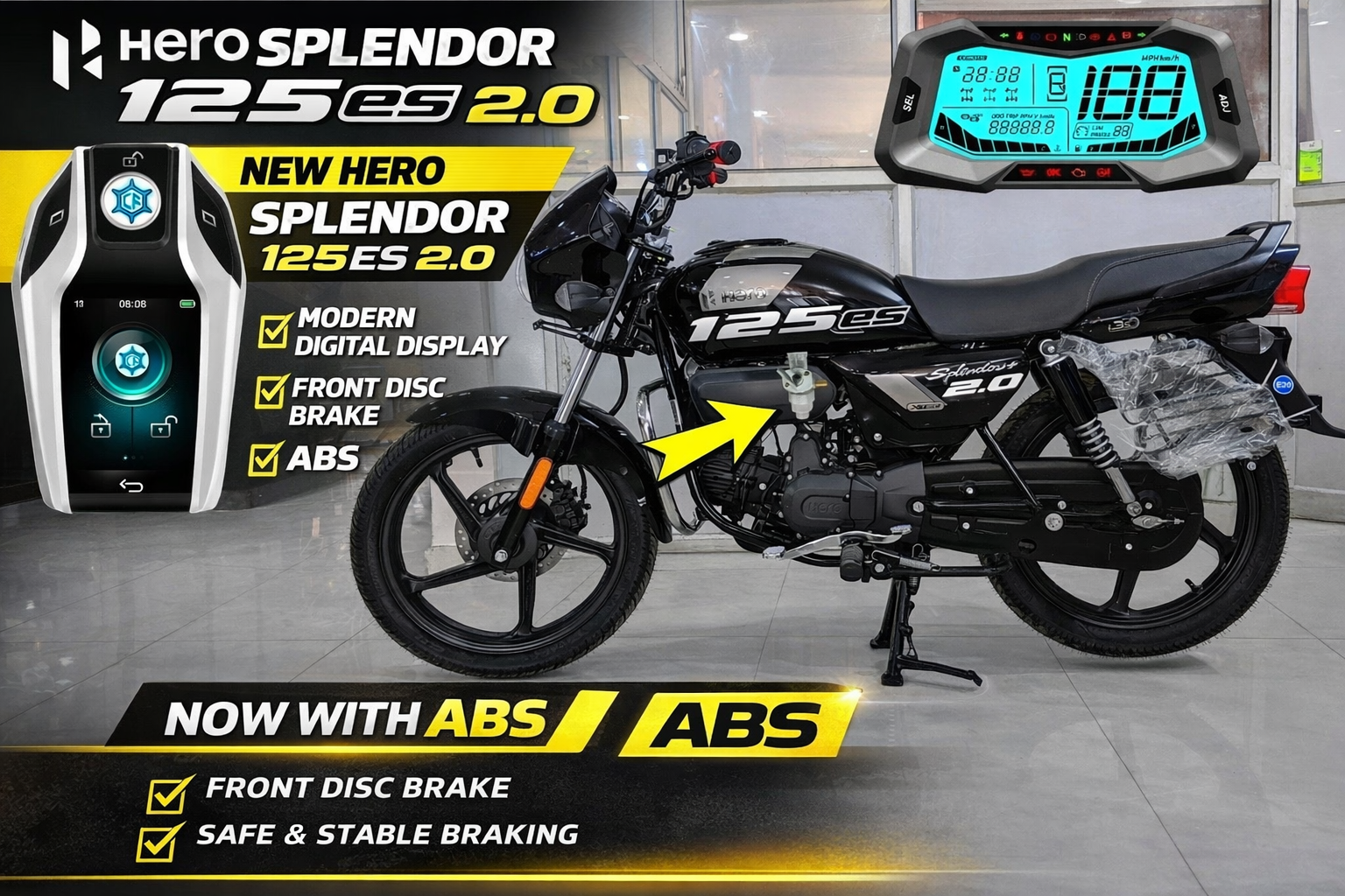 Hero Splendor 125 एडवांस टेक्नोलॉजी के साथ लौटी, भारतीय ग्राहकों की पहली पसंद बनी